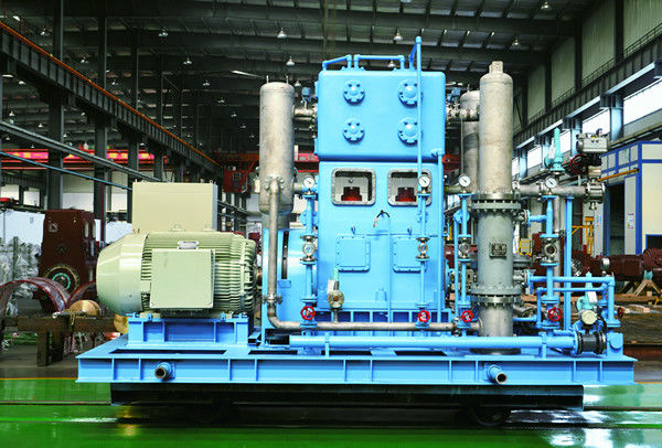 La vertical de la planta ZW-3.3/165 ZW-57/30 de la separación del aire del compresor de la resbalón-monunted, dos rema, color de azul de acero de cuatro pisos de bastidor