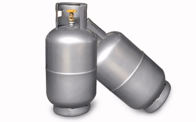 envases del cilindro de gas de aire de la capacidad de 6KG 14.4L/del cilindro de gas 310 milímetros de altura del total